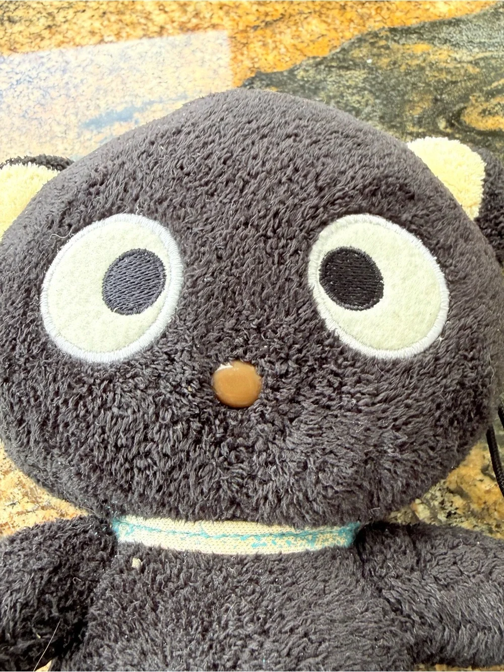 Sanrio Nakajima Chococat 1996 04 Black Plush 8” Stuffed Animal Whiskers Vintage